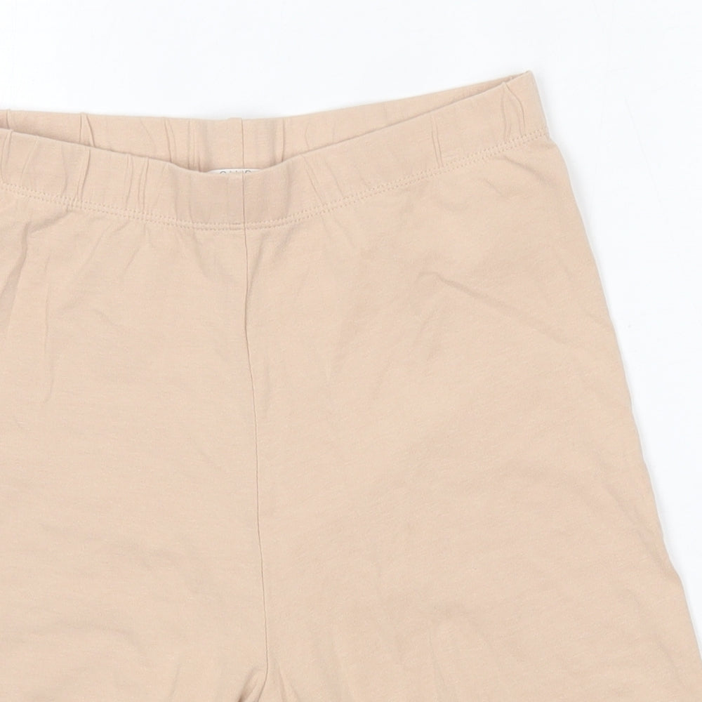 Candy Couture Girls Beige  Cotton Sweat Shorts Size 15 Years  Regular