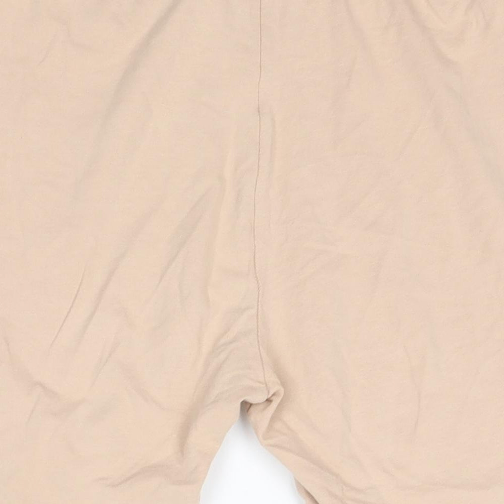 Candy Couture Girls Beige  Cotton Sweat Shorts Size 15 Years  Regular