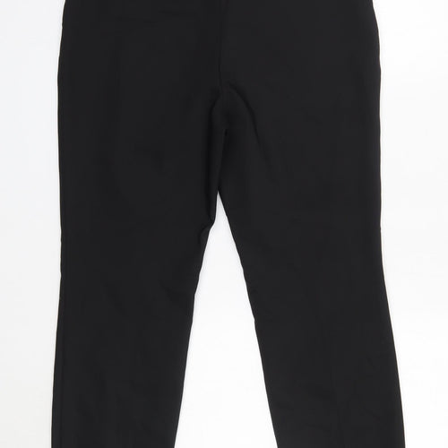 Matalan Womens Black  Cotton Dress Pants Trousers Size 12 L26 in Regular