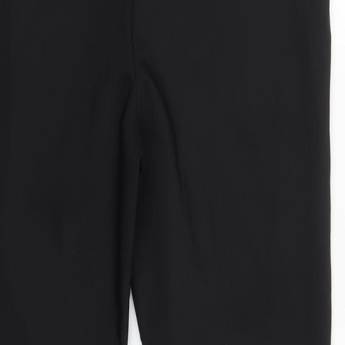 Matalan Womens Black  Cotton Dress Pants Trousers Size 12 L26 in Regular