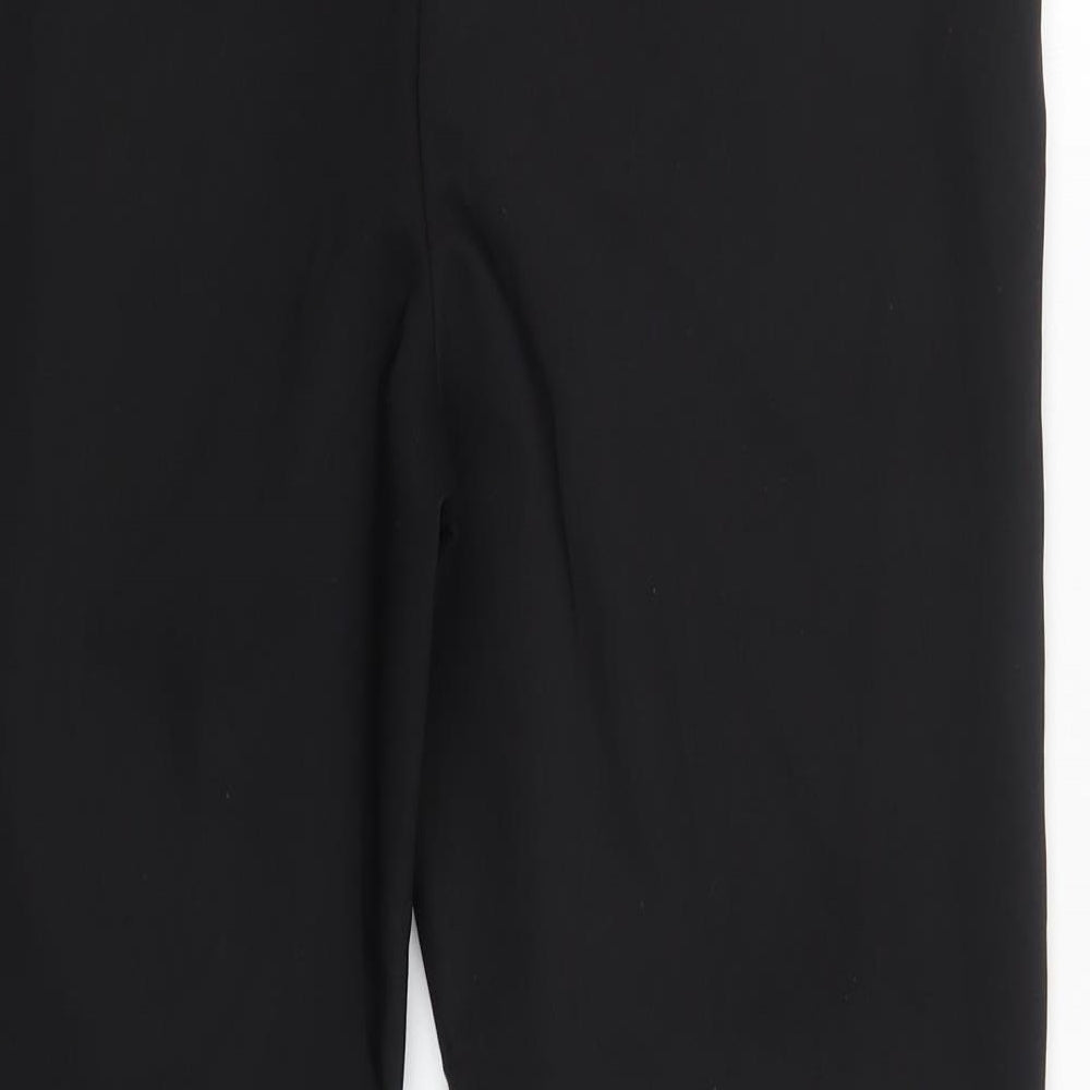 Matalan Womens Black  Cotton Dress Pants Trousers Size 12 L26 in Regular