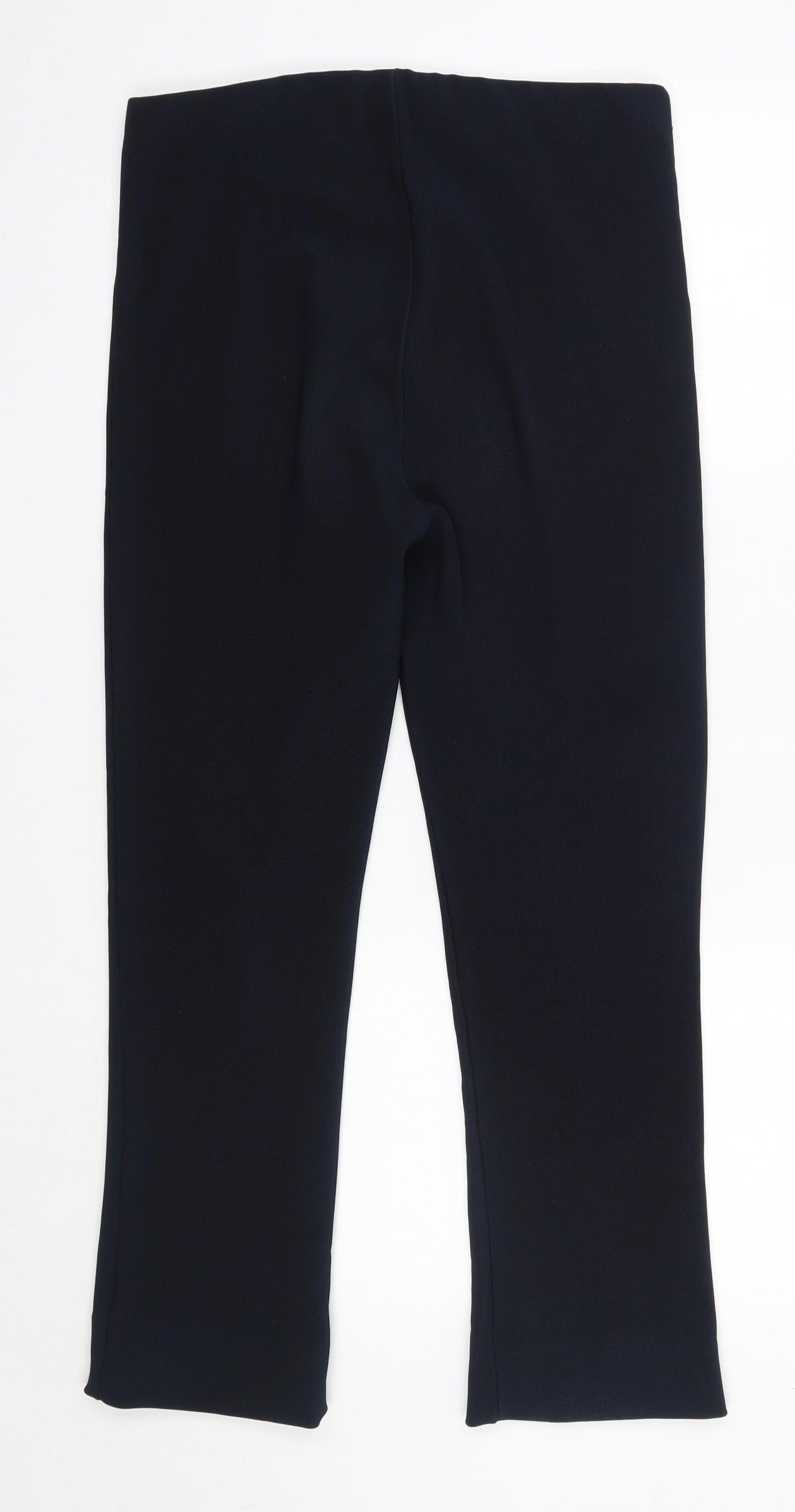 Preworn Womens Blue  Polyester Trousers  Size 12 L26 in Regular