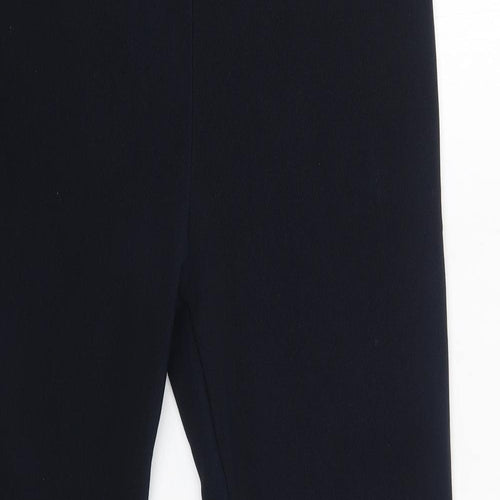 Preworn Womens Blue  Polyester Trousers  Size 12 L26 in Regular