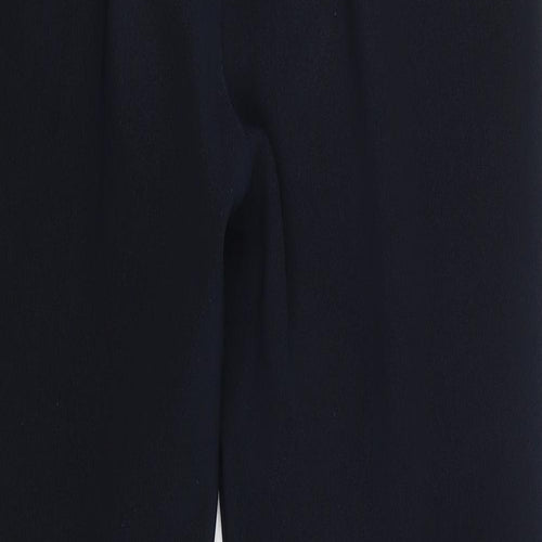 Preworn Womens Blue  Polyester Trousers  Size 12 L26 in Regular