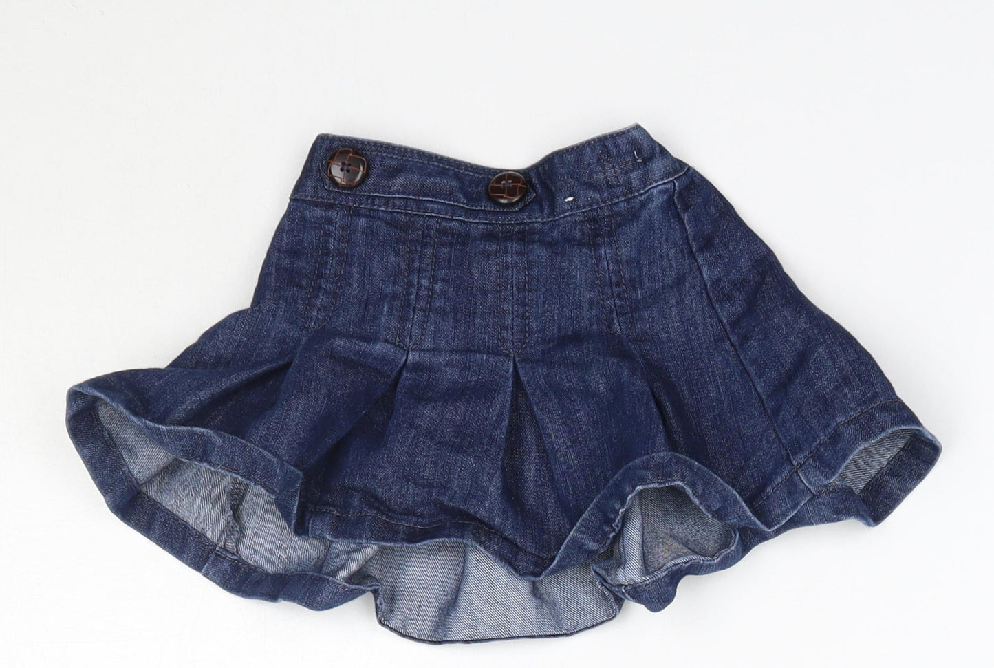 NEXT Baby Blue  Cotton A-Line Skirt Size 9-12 Months