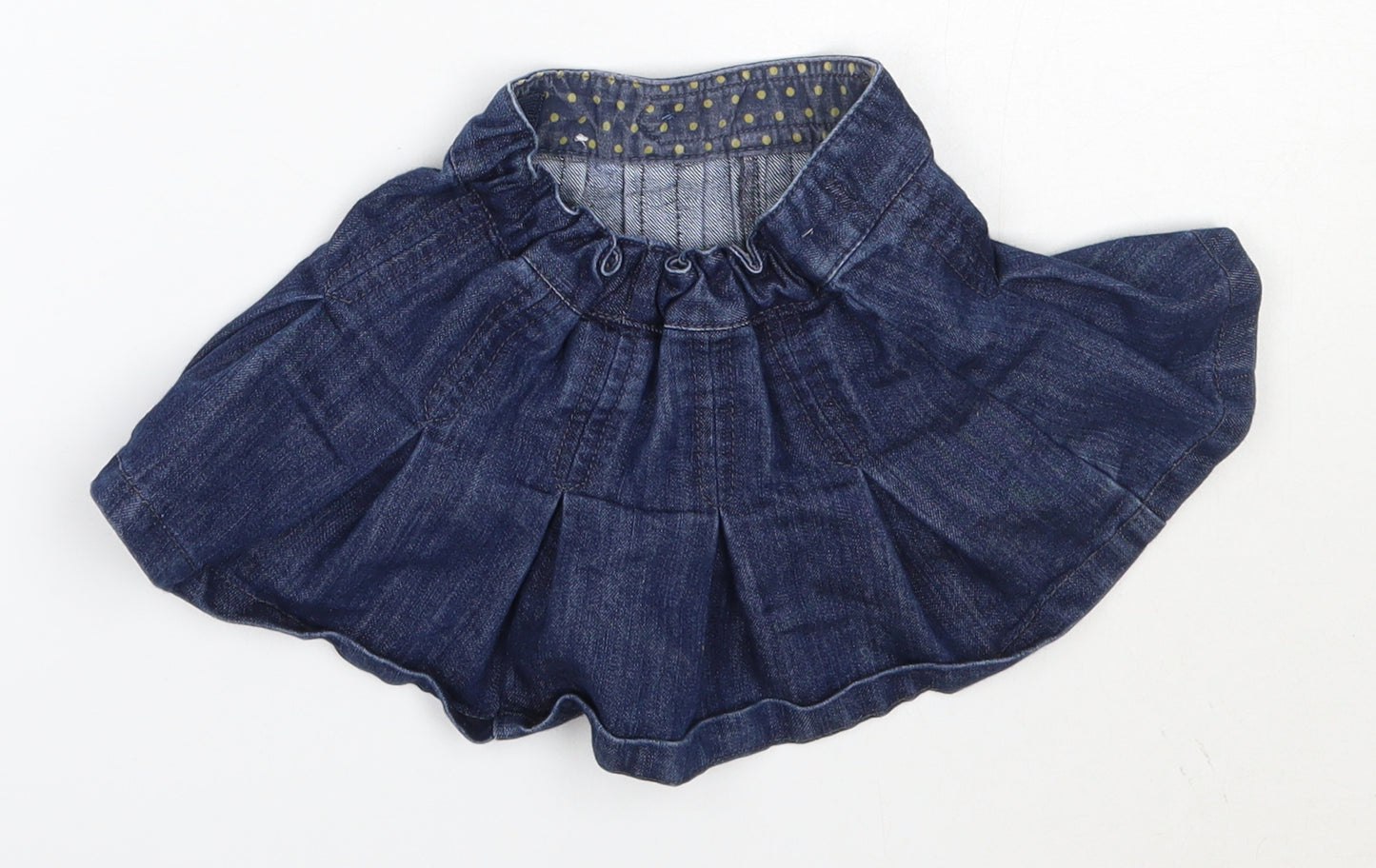 NEXT Baby Blue  Cotton A-Line Skirt Size 9-12 Months