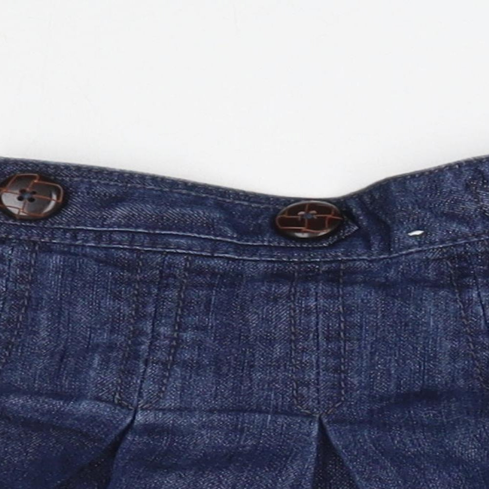 NEXT Baby Blue  Cotton A-Line Skirt Size 9-12 Months