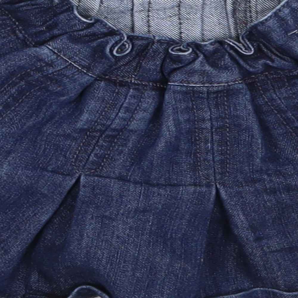 NEXT Baby Blue  Cotton A-Line Skirt Size 9-12 Months