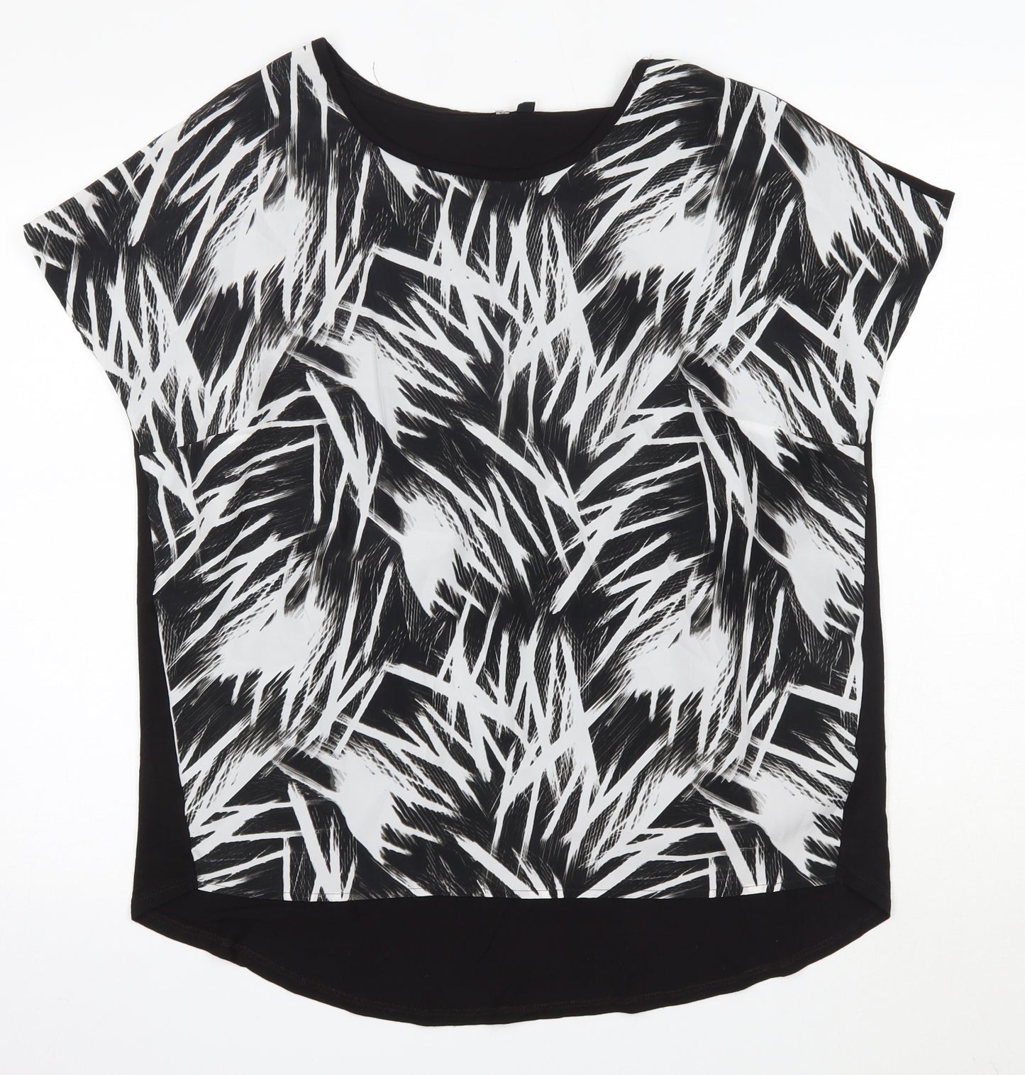 Capsule Womens Multicoloured  Polyester Basic Blouse Size 14 Round Neck