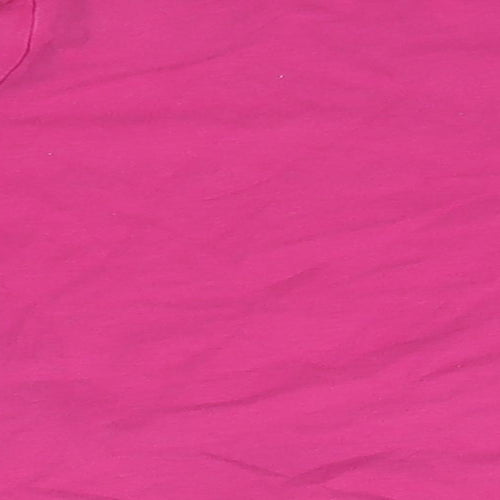 George Baby Pink  Cotton Basic Blouse Size 18-24 Months Round Neck