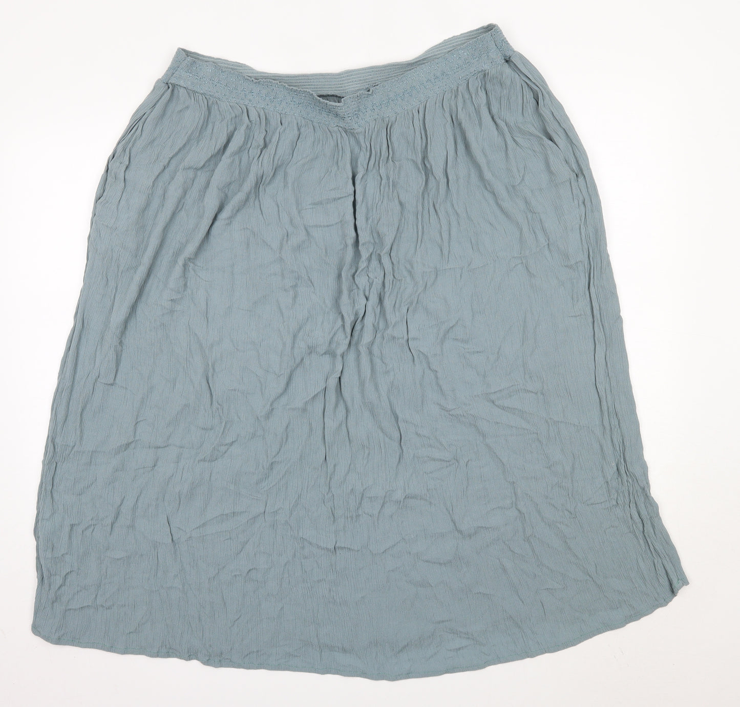 NEXT Womens Blue  Viscose A-Line Skirt Size 20