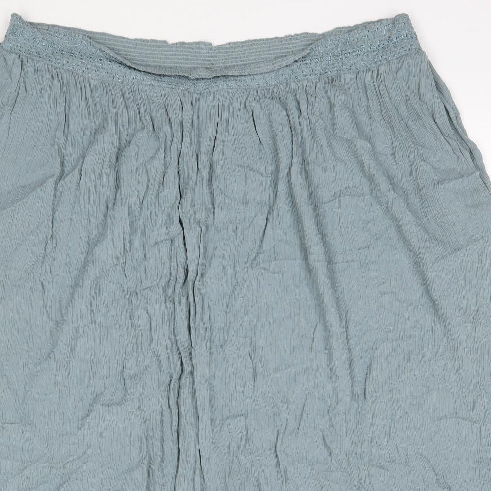 NEXT Womens Blue  Viscose A-Line Skirt Size 20