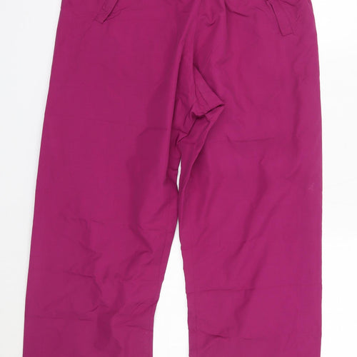 Ballinger Womens Pink  Polyester Trousers  Size 10 L27 in Regular
