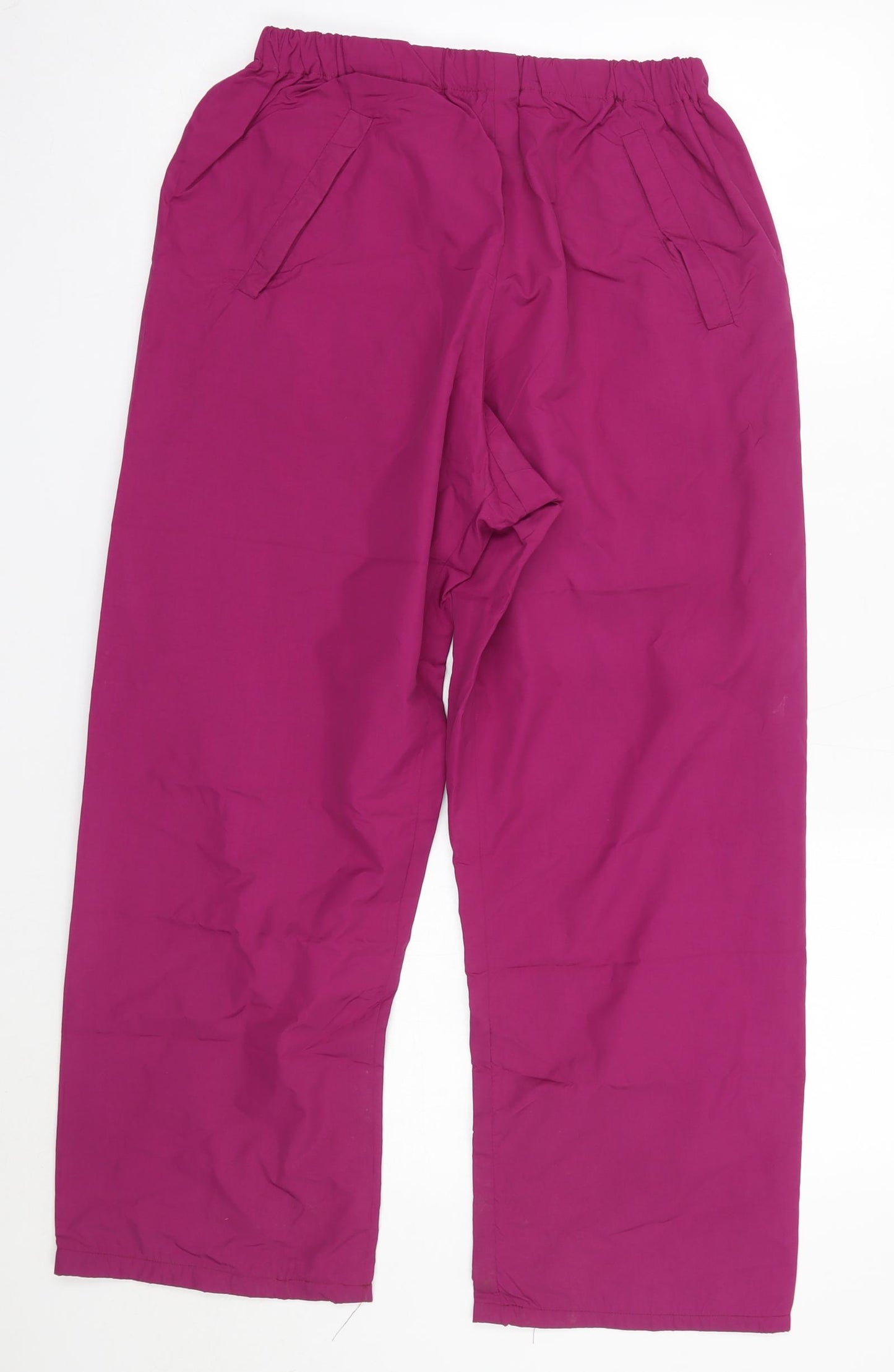 Ballinger Womens Pink  Polyester Trousers  Size 10 L27 in Regular
