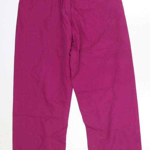 Ballinger Womens Pink  Polyester Trousers  Size 10 L27 in Regular