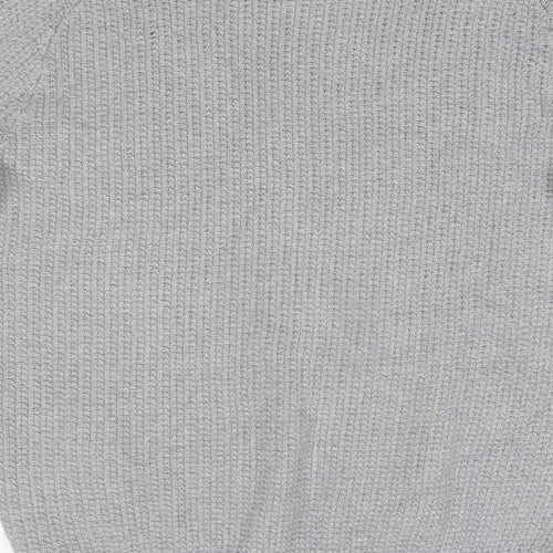 John Partridge Mens Grey Round Neck  Cotton Pullover Jumper Size XL