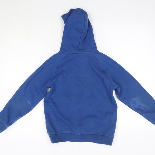 Canterbury Boys Blue  Cotton Pullover Hoodie Size 8 Years