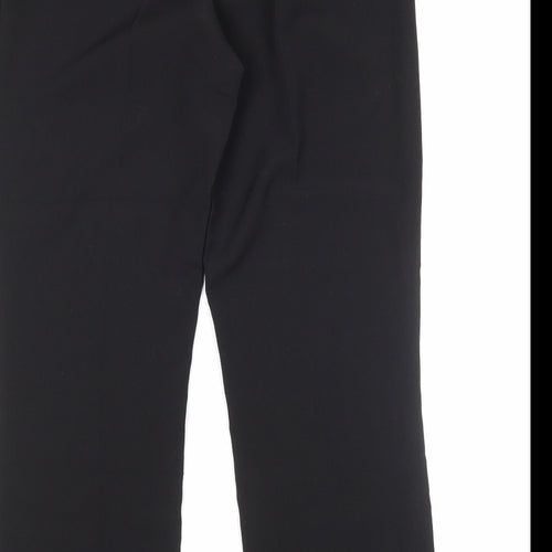 Debenhams Womens Black  Polyester Trousers  Size 12 L29 in Regular