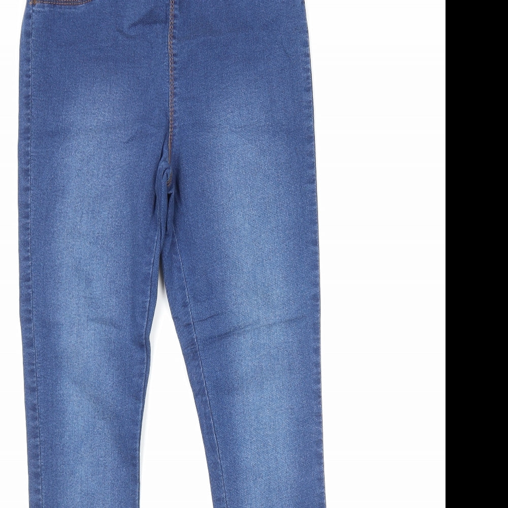 Papaya Womens Blue  Cotton Jegging Jeans Size 12 L28 in Regular