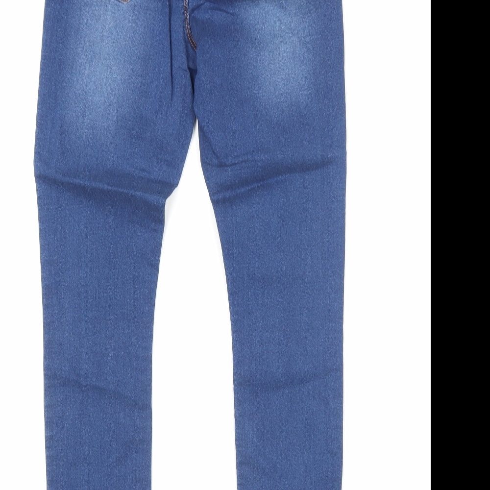 Papaya Womens Blue  Cotton Jegging Jeans Size 12 L28 in Regular