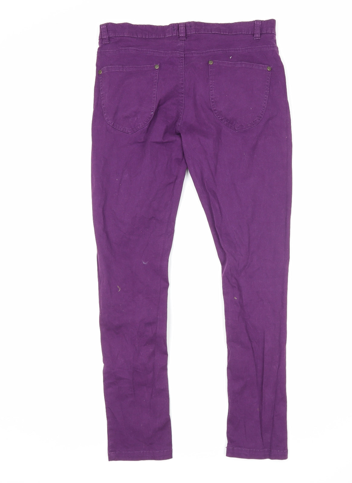 Store Twenty One  Womens Purple  Cotton Skinny Jeans Size 8 L29 in Regular