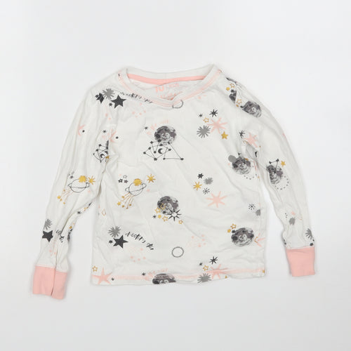 TU Girls Multicoloured  Cotton Top Pyjama Top Size 3-4 Years