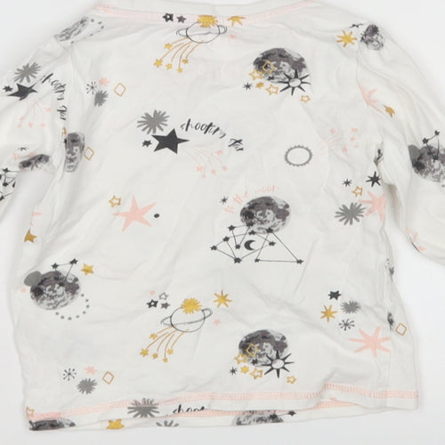 TU Girls Multicoloured  Cotton Top Pyjama Top Size 3-4 Years