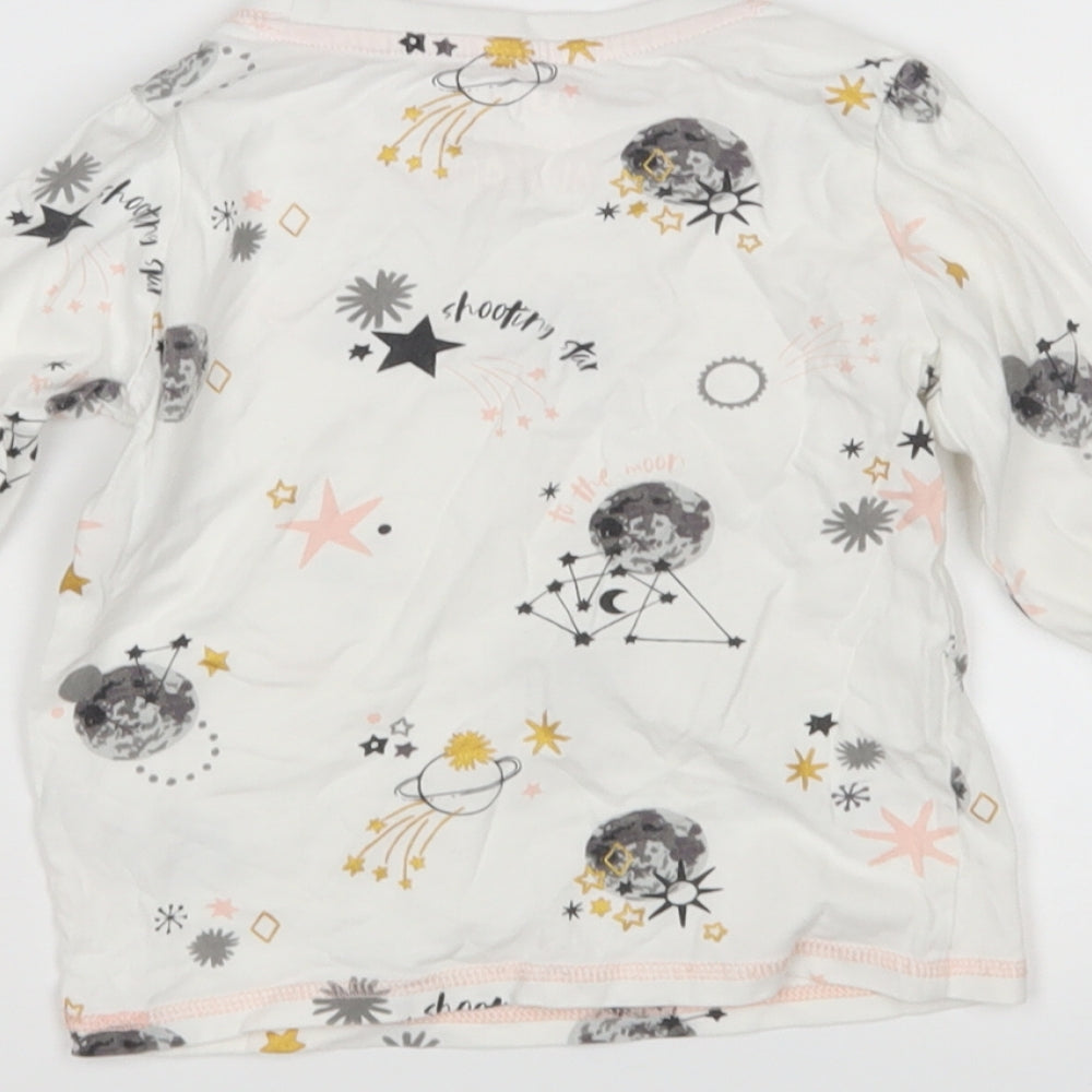 TU Girls Multicoloured  Cotton Top Pyjama Top Size 3-4 Years