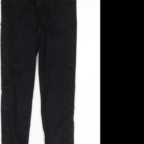 Only Womens Black  Cotton Skinny Jeans Size 6 L32 in Regular
