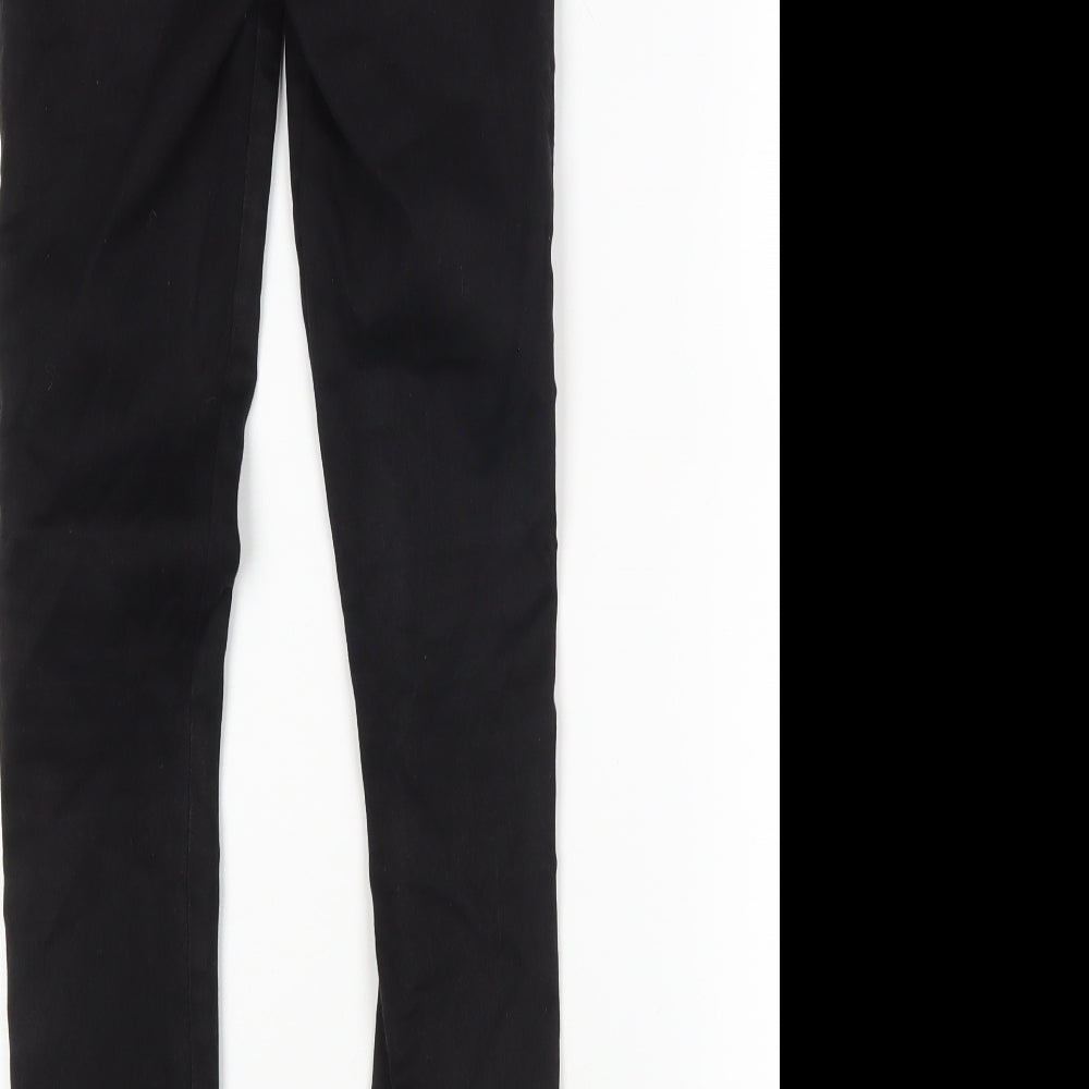 Only Womens Black  Cotton Skinny Jeans Size 6 L32 in Regular