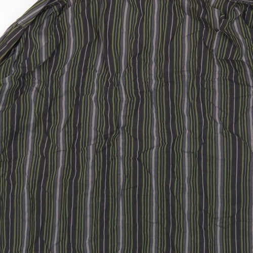 Yves Saint Laurent Mens Multicoloured Striped Cotton  Button-Up Size XL Collared