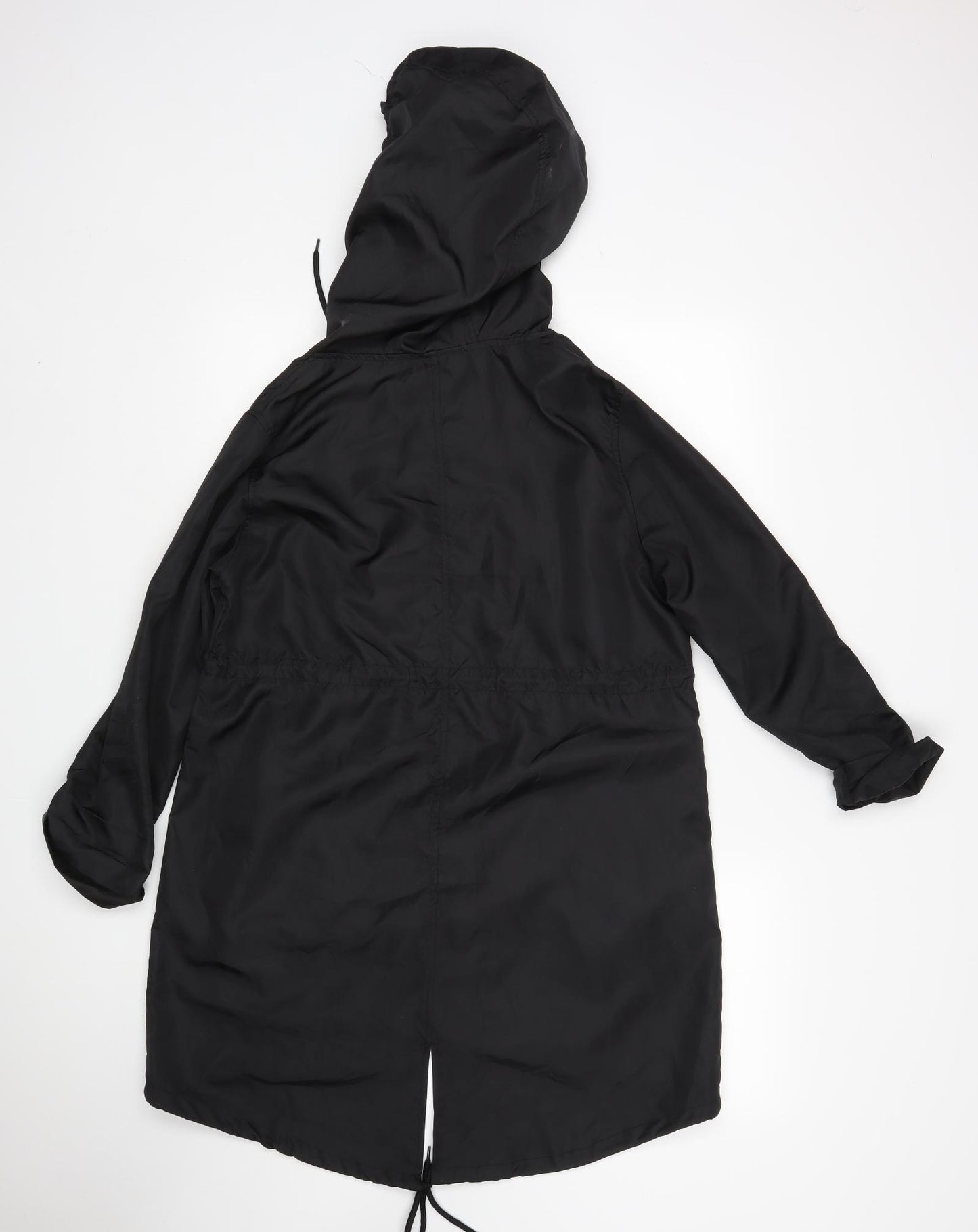 Denim CO Womens Black   Parka Coat Size S