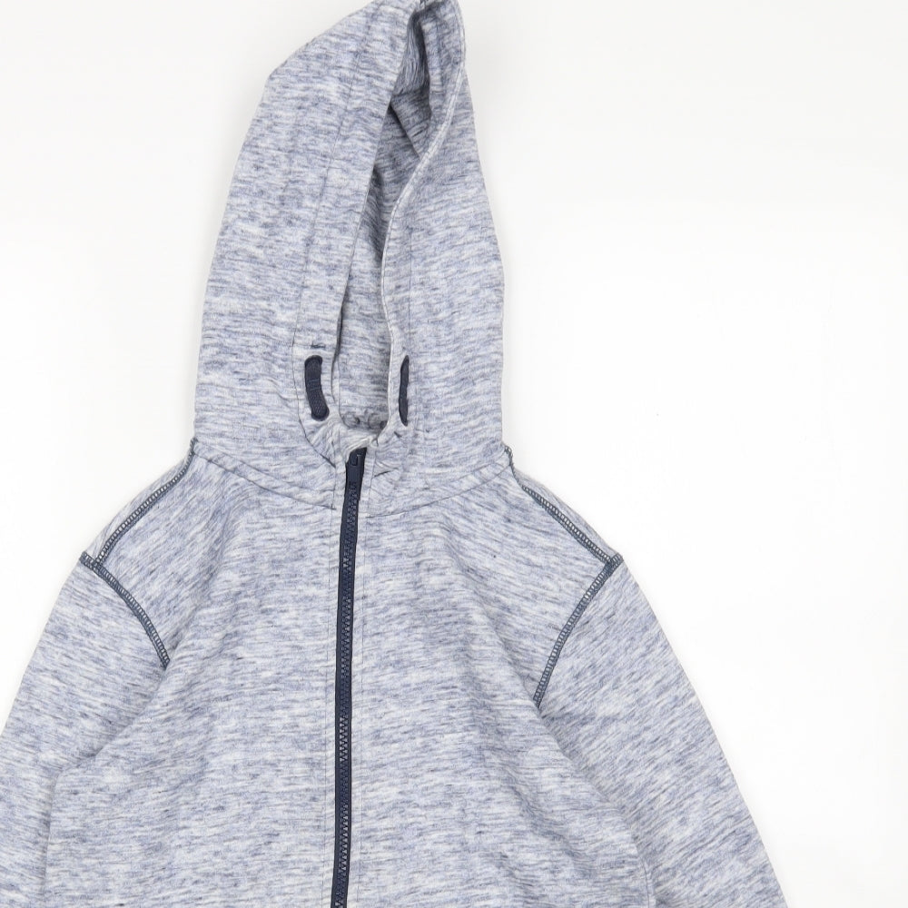 H&M Boys Blue  Cotton Full Zip Hoodie Size 11-12 Years