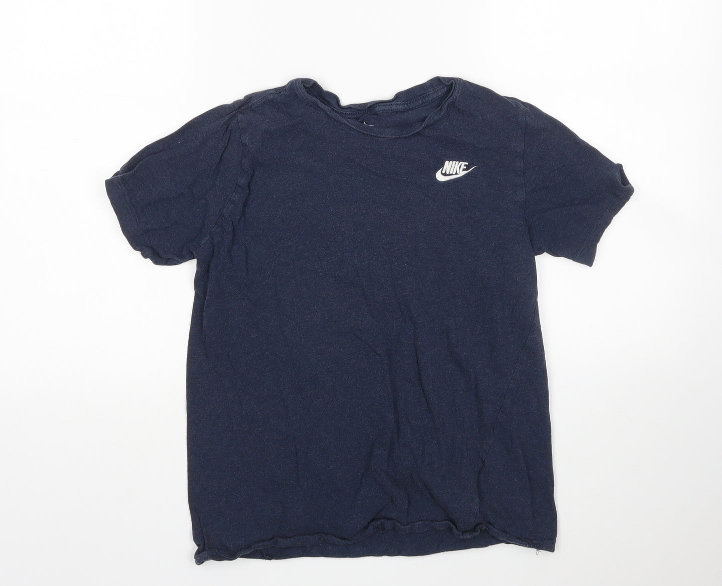 Nike Boys Blue  Cotton Basic T-Shirt Size XL Round Neck