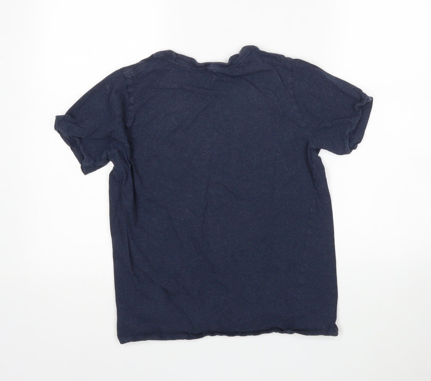 Nike Boys Blue  Cotton Basic T-Shirt Size XL Round Neck