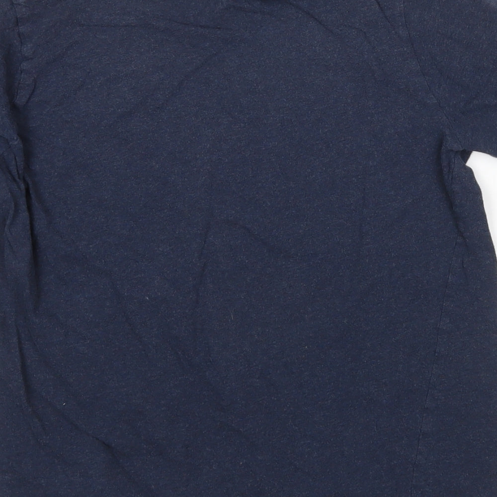Nike Boys Blue  Cotton Basic T-Shirt Size XL Round Neck