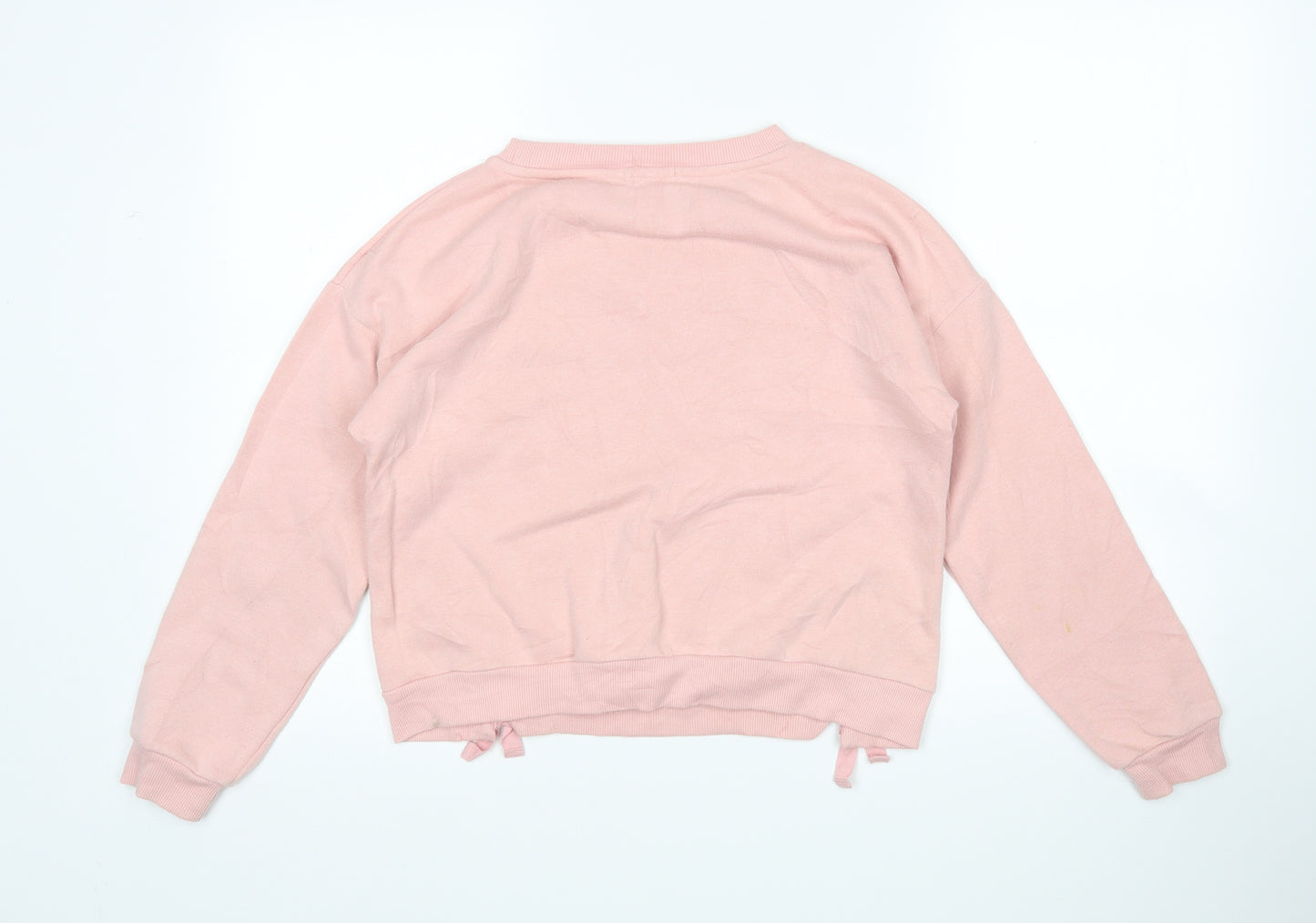 Primark Girls Pink  Polyester Pullover Sweatshirt Size 11-12 Years