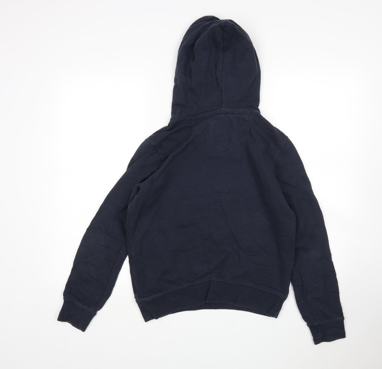 Jack Wills Womens Blue  Cotton Pullover Hoodie Size 8