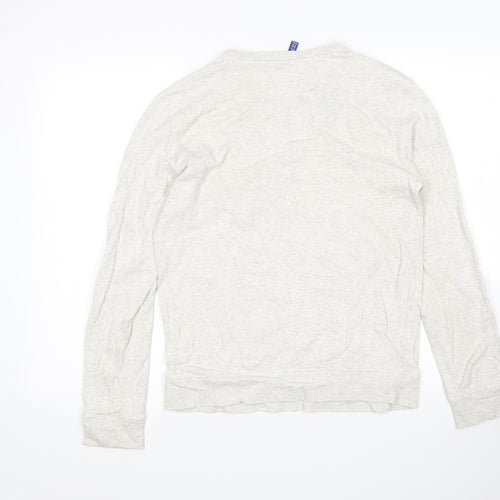 H&M Womens Grey  Cotton Pullover Sweatshirt Size S