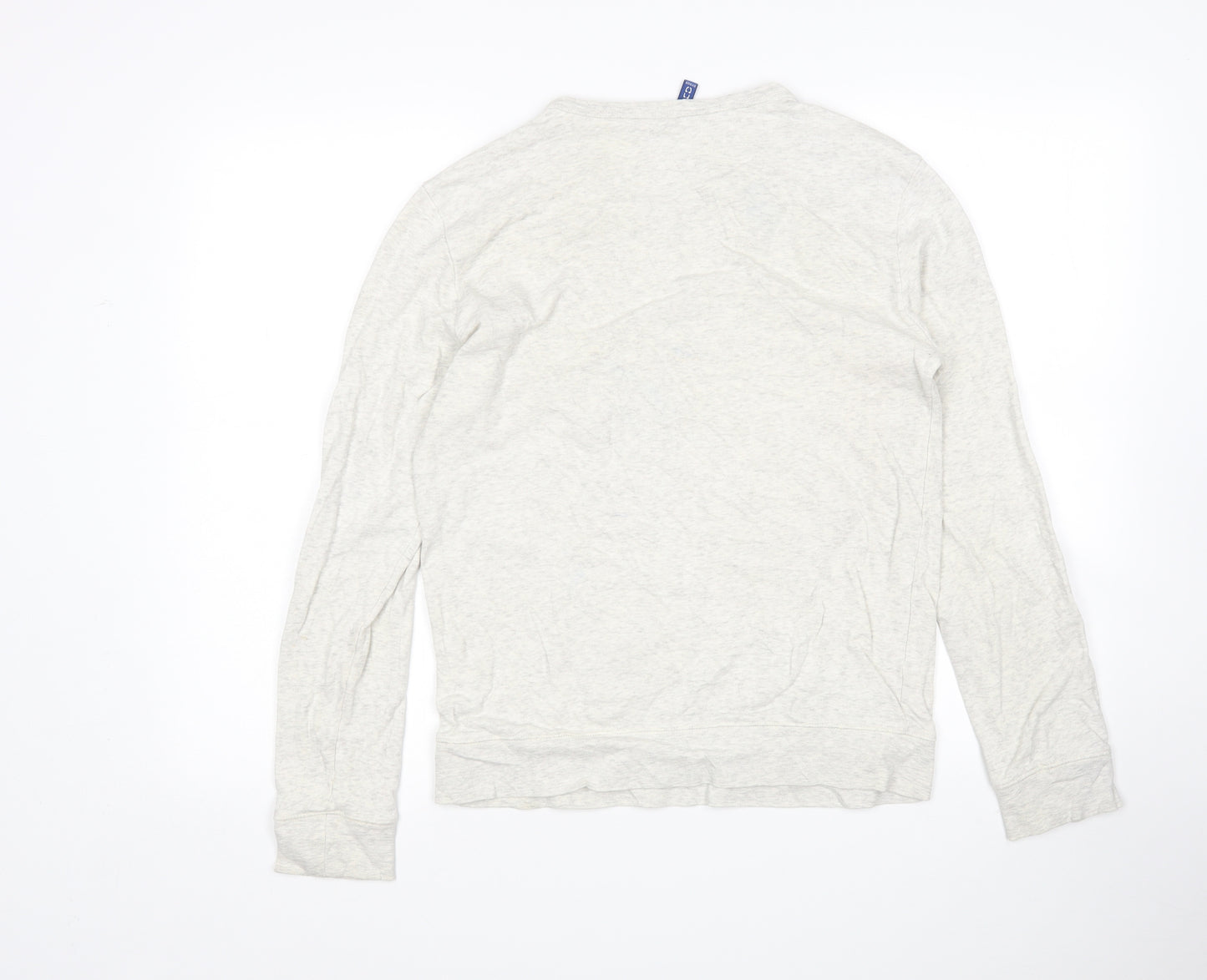H&M Womens Grey  Cotton Pullover Sweatshirt Size S