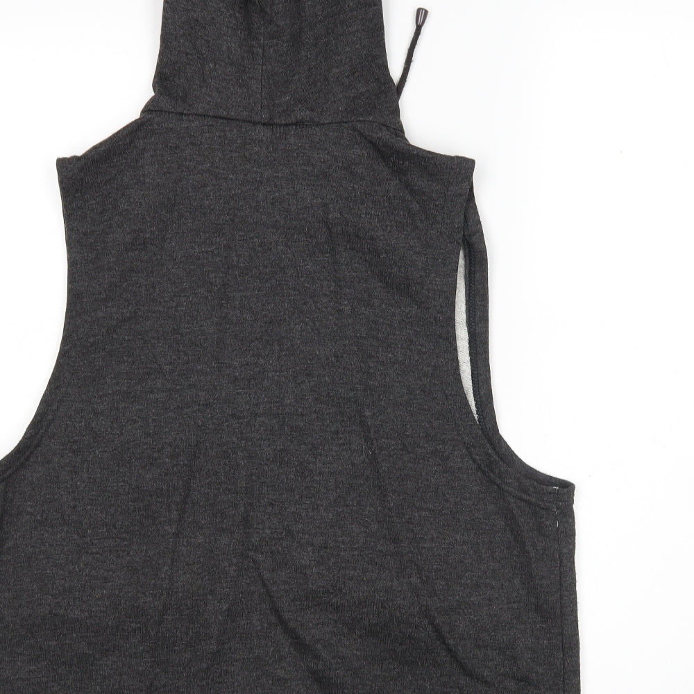 Rodeo Womens Grey  Polyester Vest Hoodie Size 16
