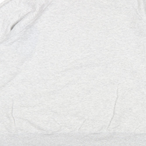 Fruit of the Loom Mens Grey  Cotton Pullover Sweatshirt Size L