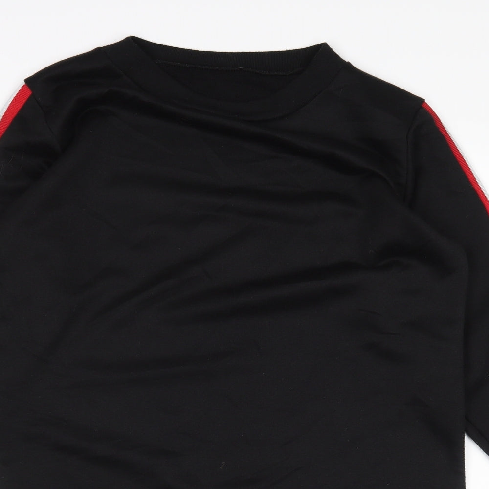 I SAW IT FIRST Womens Black  Polyester Jumper Dress  Size 8  Round Neck