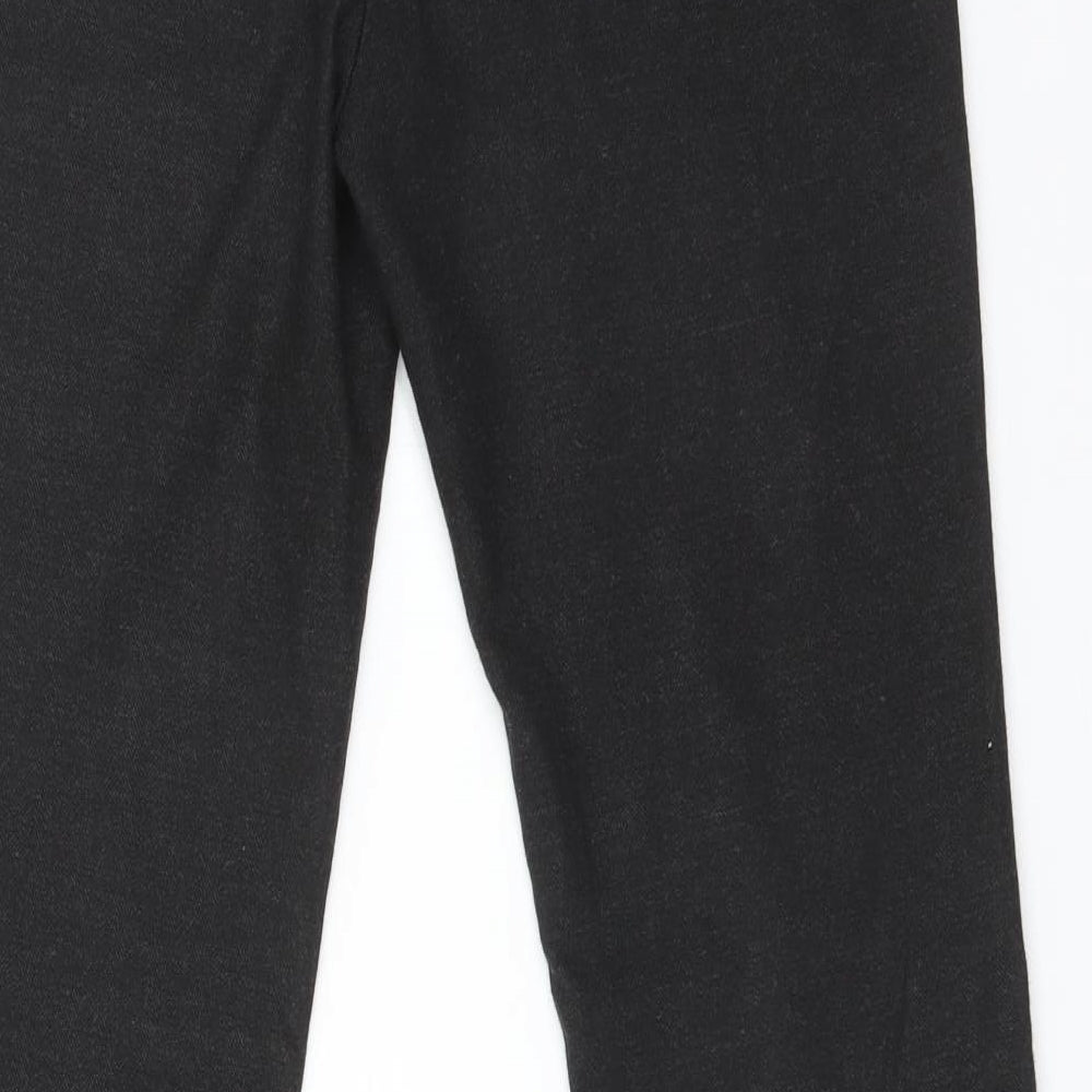 Zara Womens Black  Polyester Dress Pants Trousers Size 6 L27 in Regular