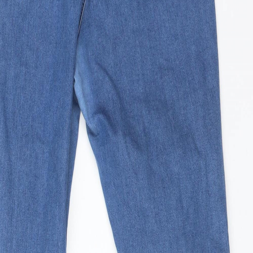 Topshop Womens Blue  Cotton Jegging Jeans Size 32 L32 in Regular