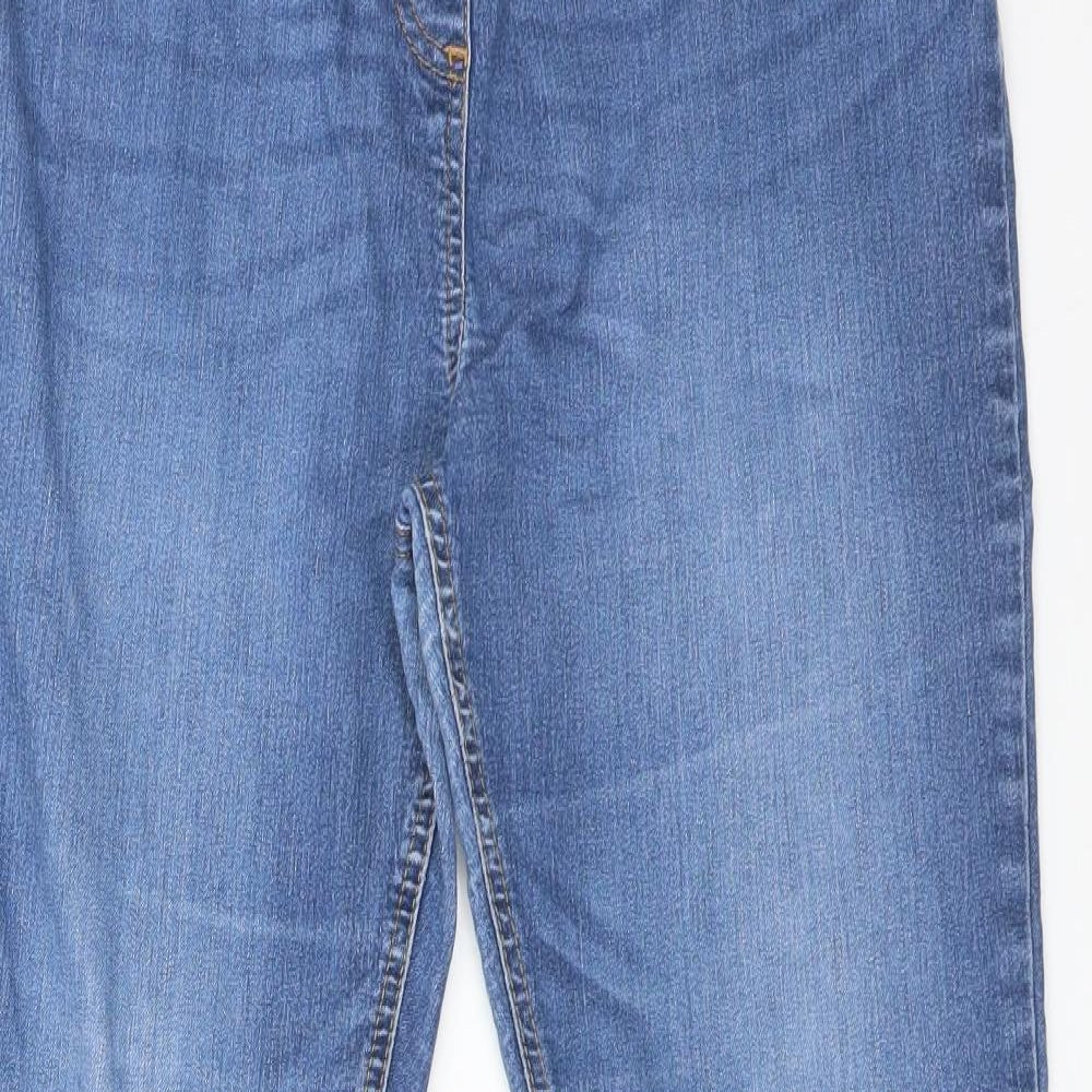 TU Womens Blue  Cotton Jegging Jeans Size 14 L30 in Regular