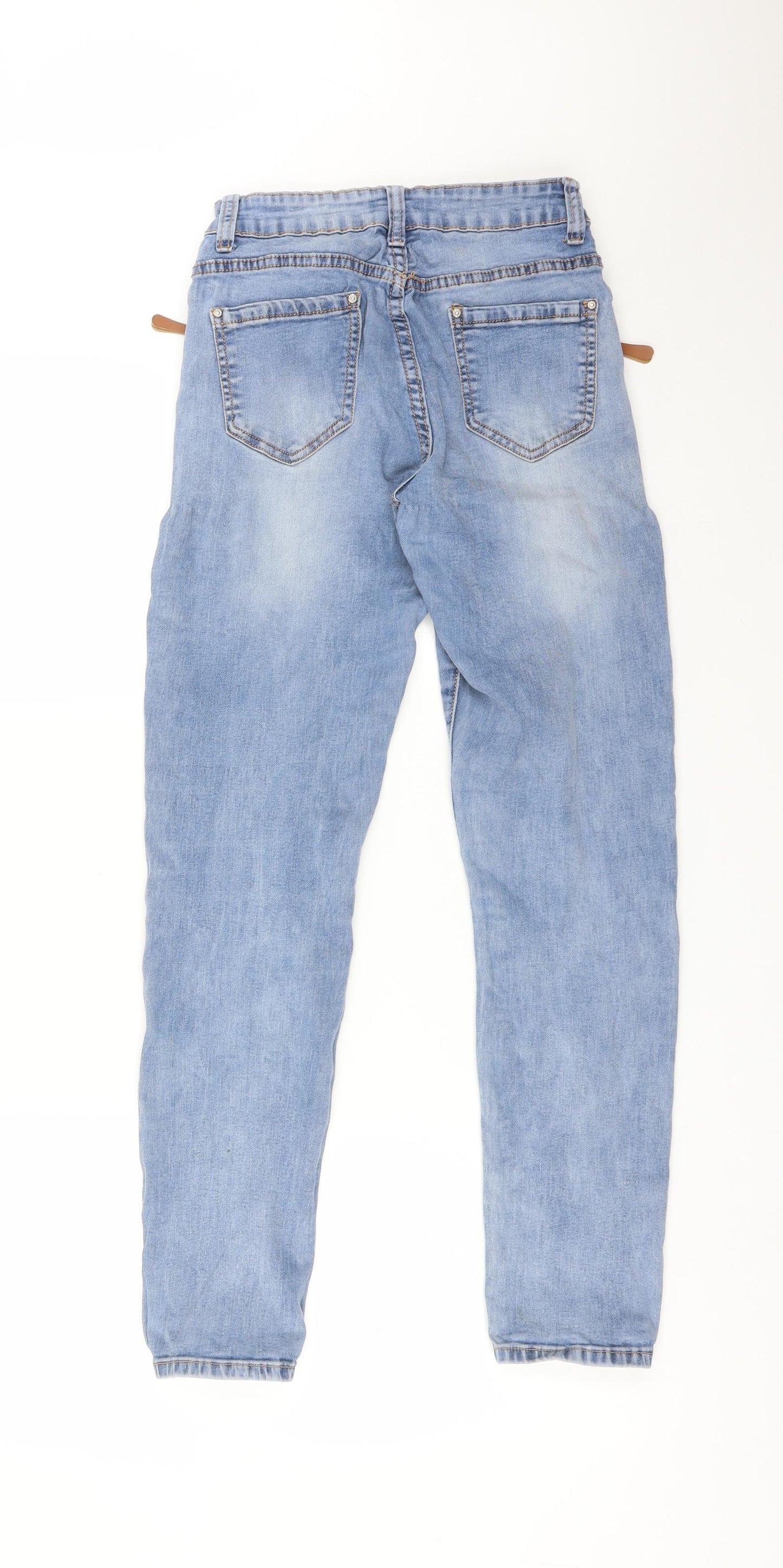 MISS RJ Womens Blue  Cotton Skinny Jeans Size 10 L28 in Regular