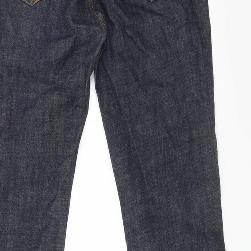 HOUSE OF DENIM Womens Blue  Cotton Flared Jeans Size 14 L31 in Regular