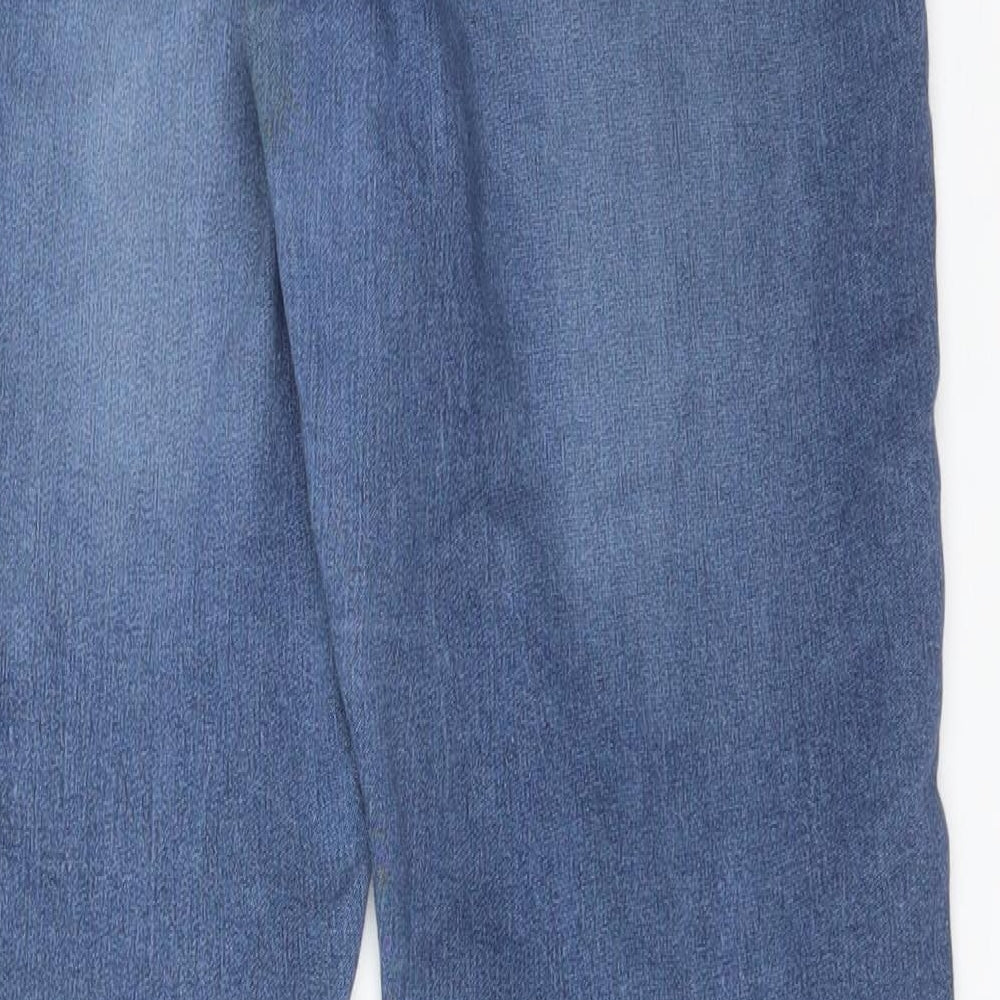 DENIM CO Womens Blue  Cotton Skinny Jeans Size 12 L29 in Regular