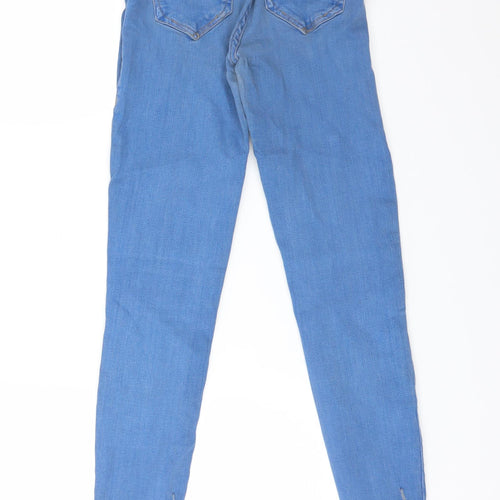 River Island Womens Blue  Cotton Skinny Jeans Size 8 L26 in Regular